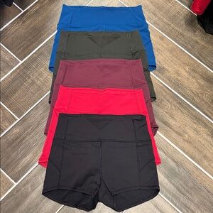 Lululemon in movement shorts everlux 2.5” Black, Pink, Burgundy, Olive, Blue
